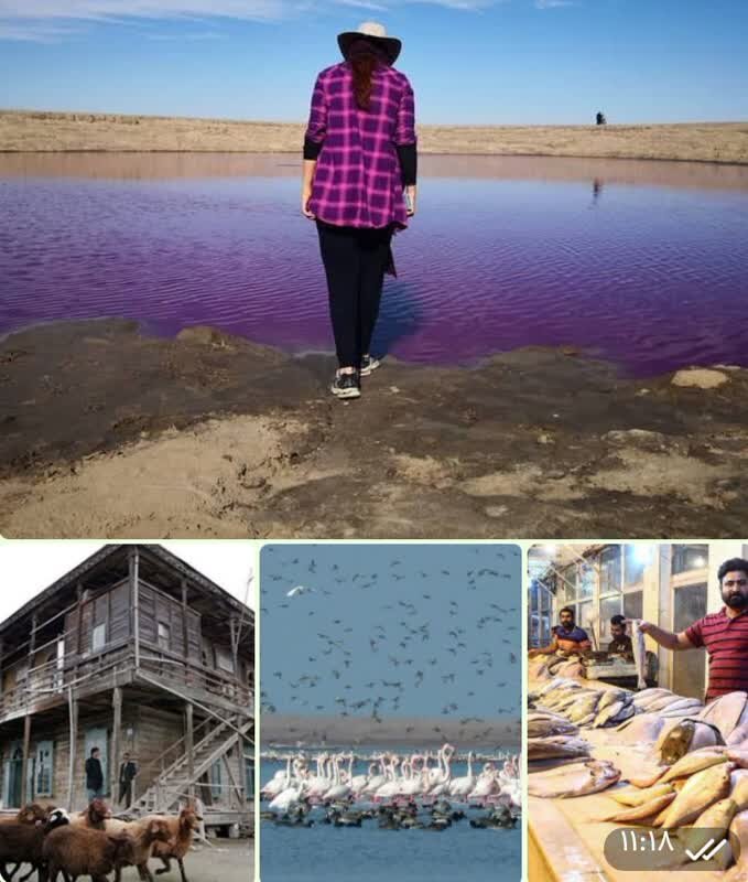 سفر به دریاچه صورتی؛ نوروزی به یادماندنی در دیار ترکمن‌ها