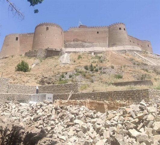 احیای دیوار ۱۰۰۰ ساله دوازده برجی خرم‌آباد