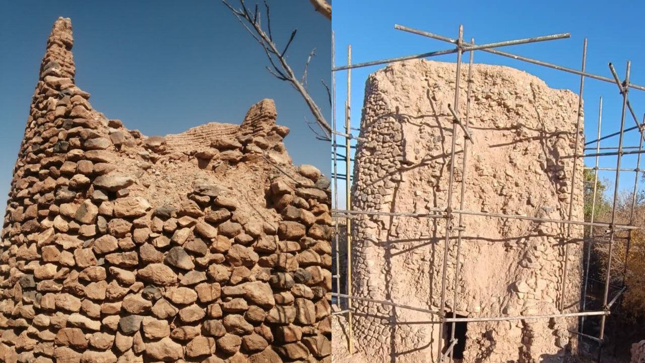 مرمت ۲ برج‌ تاریخی به دست مردم‌+ فیلم